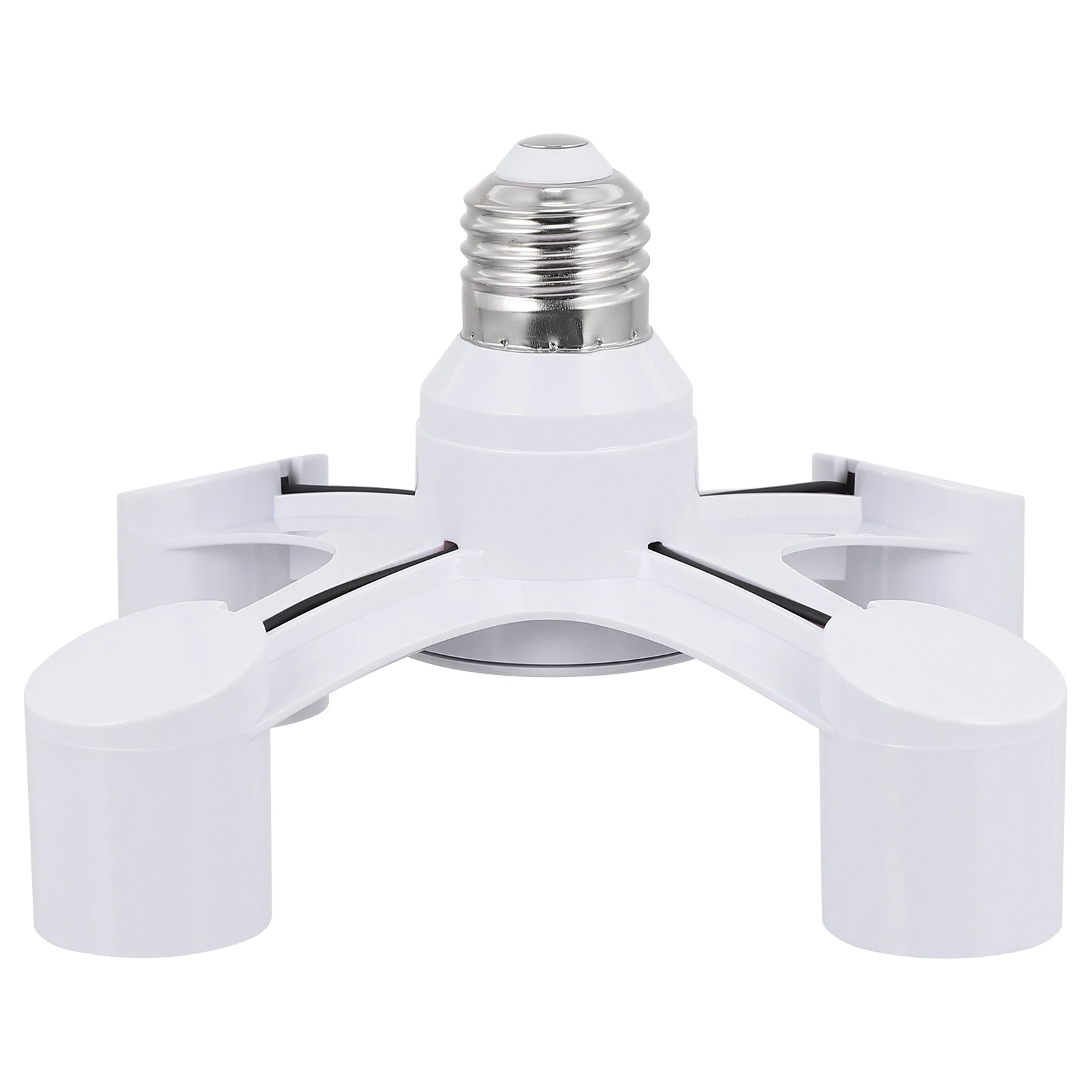 

E27 Bulb Holder Adapter 4 Splitter Ring Lighting Accessories Socket Converter Saving LED Lamps Durable Safe Fine