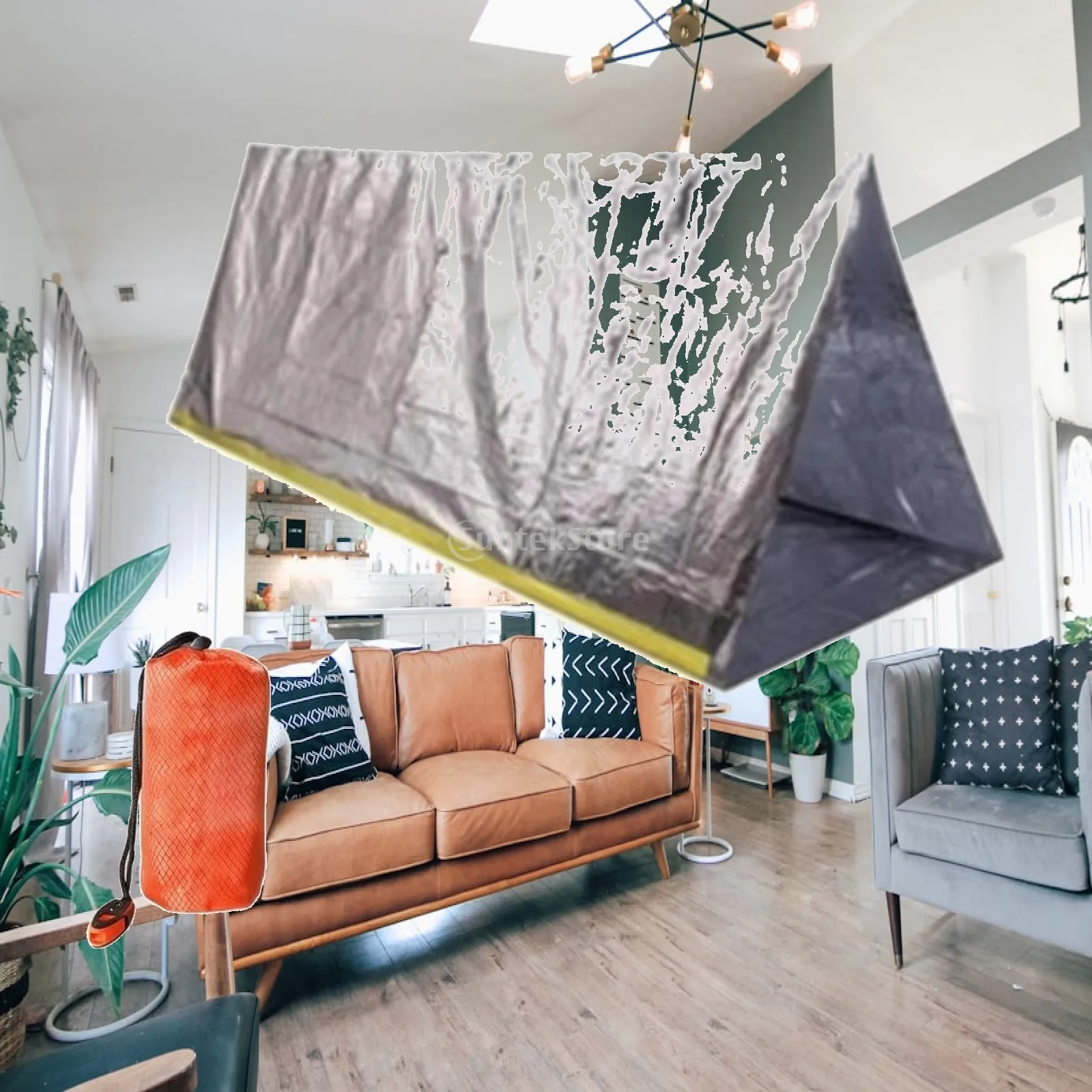 pe-emergency-tent-portable-triangular-emergency-tent-compact-tear-resistant-for-outdoor-camping-hiking