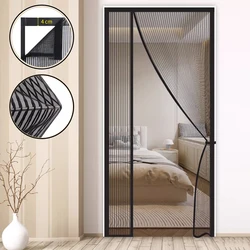 Magnetic side door mosquito net,custom sized curtains,summer invisible mosquito net，door screen window，anti mosquito window net