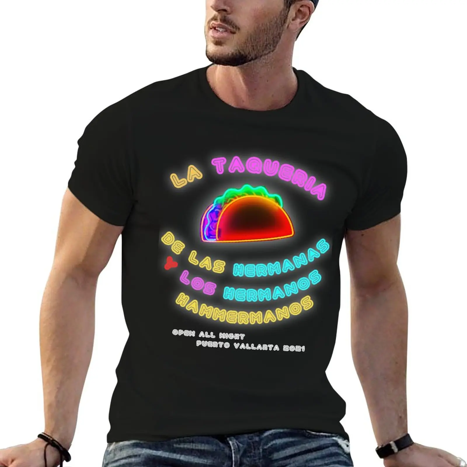 

Hammerman taqueria T-Shirt t shirt man cotton t shirt custom print t shirt for man 100 percent cotton T-shirt