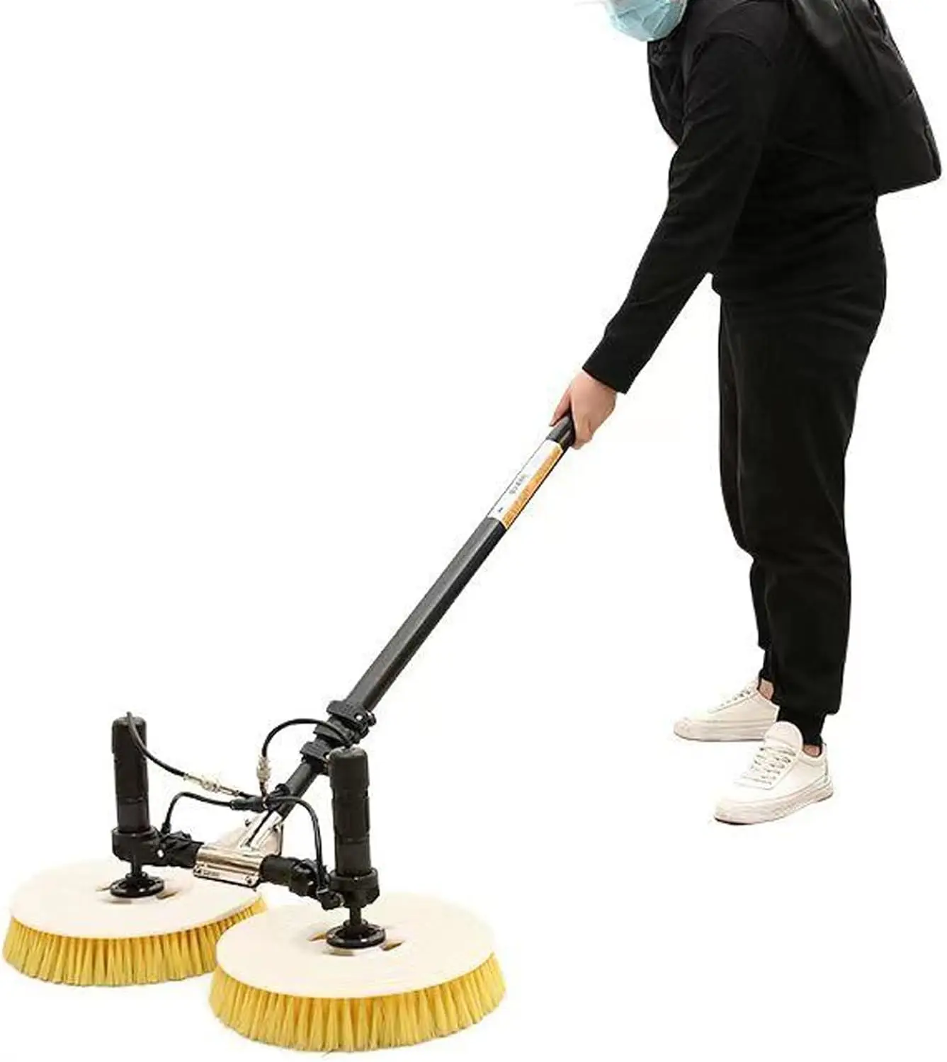 

7.5M Handheld Solar Panel Cleaning Brush with Double Head for Photovoltaic Solar Panel Cleaning Equipment