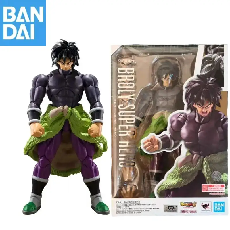 

Genuine BANDAI Shf DRAGON BALL Z SUPER HERO Broli Action Anime Figure Model New and unopened Festival Gift in stock Children Toy