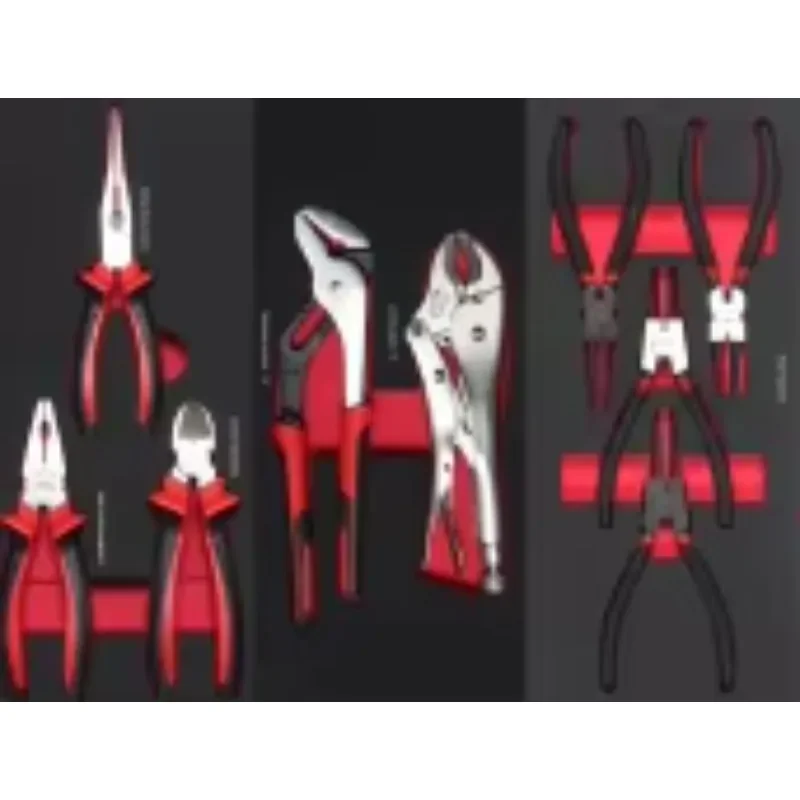 174 Pcs Heavy- Rolling Tool Set 7-Drawer Stainless Steel Chest Cabinet Cart Trolley RED Box OEM Warranty Workshops