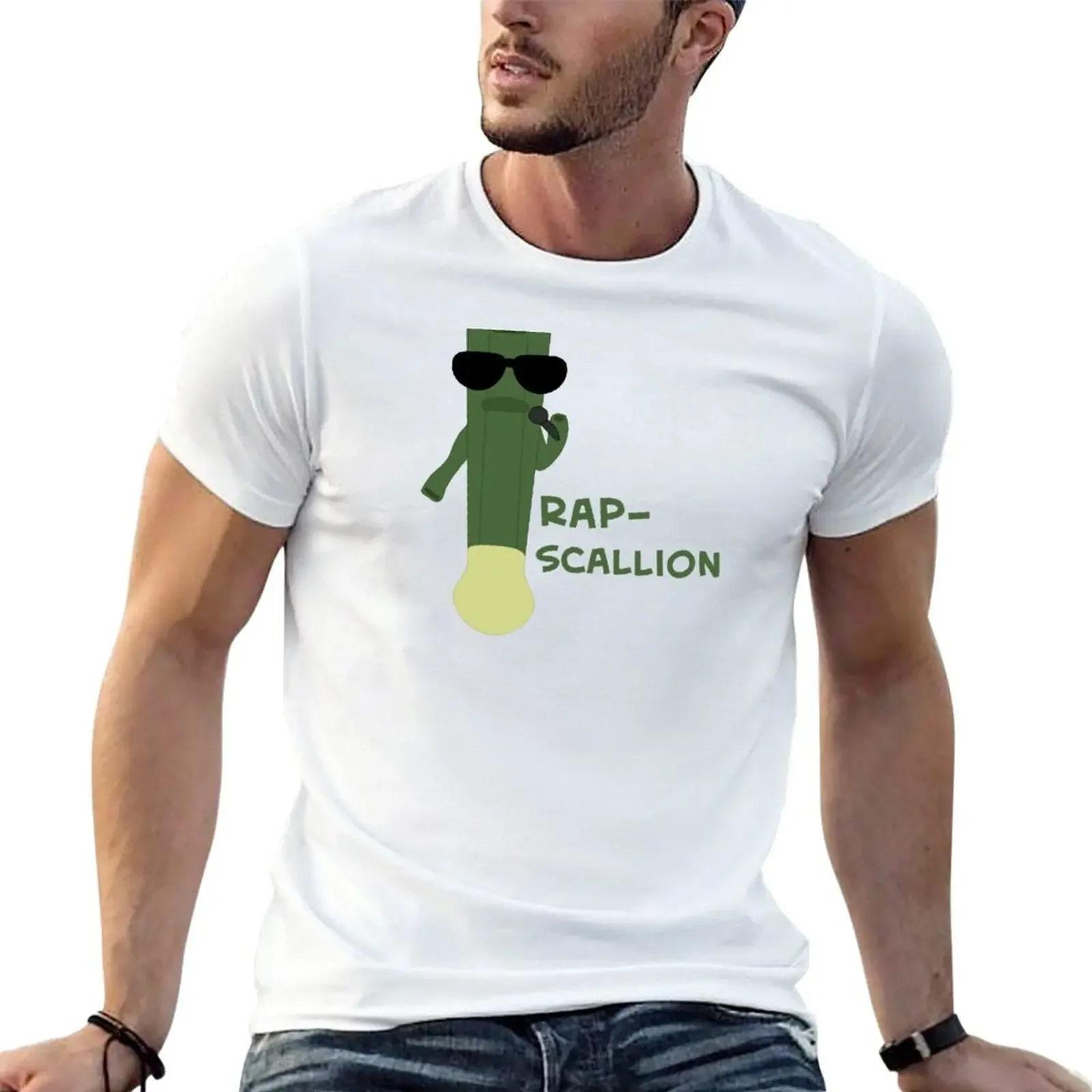 

New A Rapscallion is a Scallion Who Raps T-Shirt hippie clothes funny t shirt black t shirts for men