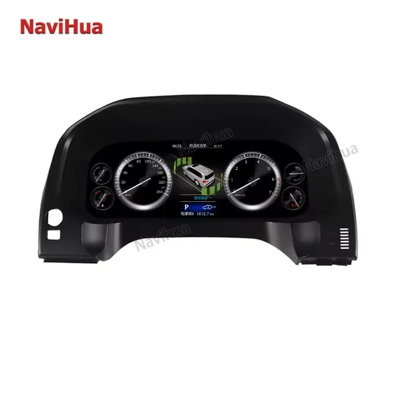 Upgrade For Toyota Prado 2010-2017Car Gauge LCD Instrument  Digital Cluster Dashboard Cockpit LCD Speedometer Virtual Instrument