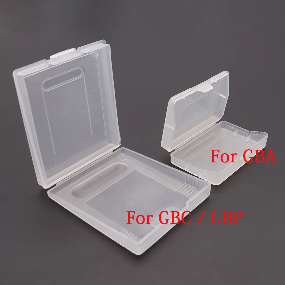 Étui pour cartes de cartouche de jeu en plastique, pour cartes de jeu GameBoy Color GBC GBA GBP, boîte de protection transparente Anti-poussière