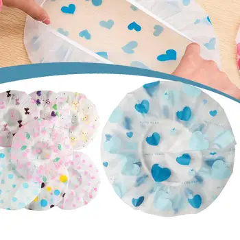 Bashroom Prysznic Wodoodporna czapka Zagęścić Elastyczny kapelusz kąpielowy Czepek kąpielowy dla kobiet Salon fryzjerski Artykuły łazienkowe Damskie czepki prysznicowe