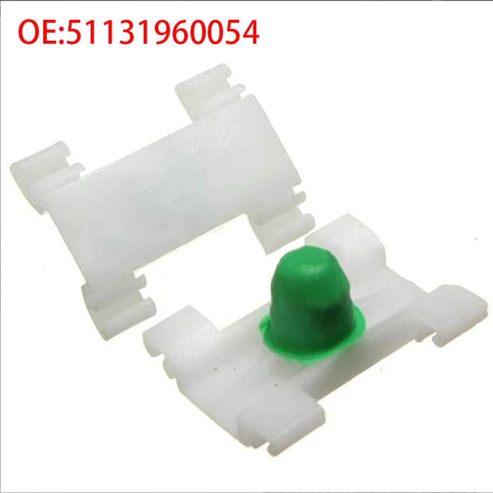 

10pcs 51131960054 White Nylon Exterior Door Fender Moulding Trim Clips Auto Fastener Clip for VW MK3 Golf Long Short Stem