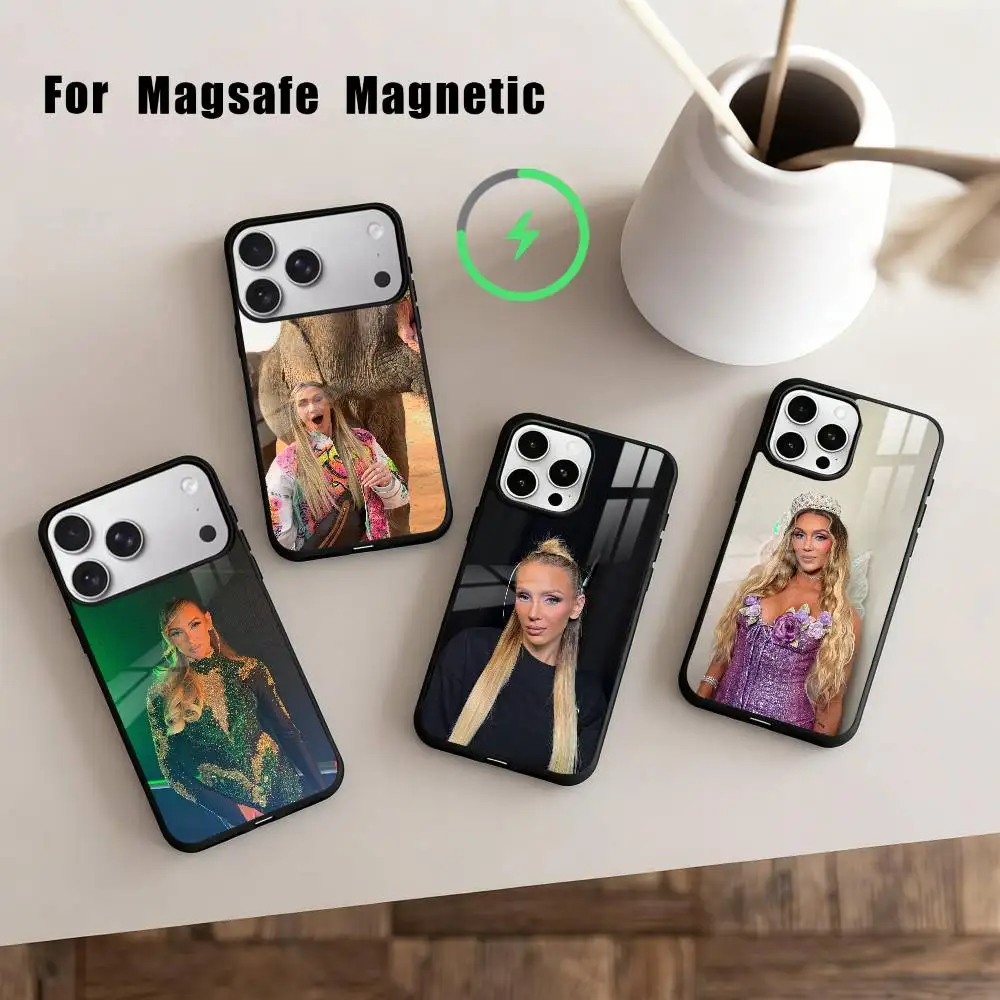 

C-Charlotte Flair Phone Case For iPhone 17,16,15,14,13,12,Plus,Pro,Max for Magsafe Magnetic Wireless Charging