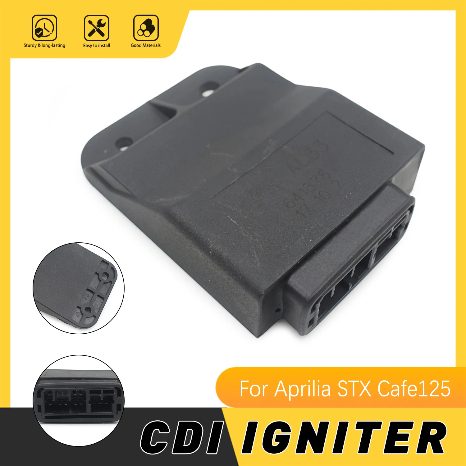 Scooter Electrical CDI Igniter Ignition Control Box For Aprilia STX Cafe125 Motorcycle Engine Ignition CDI Unit Cover view 2