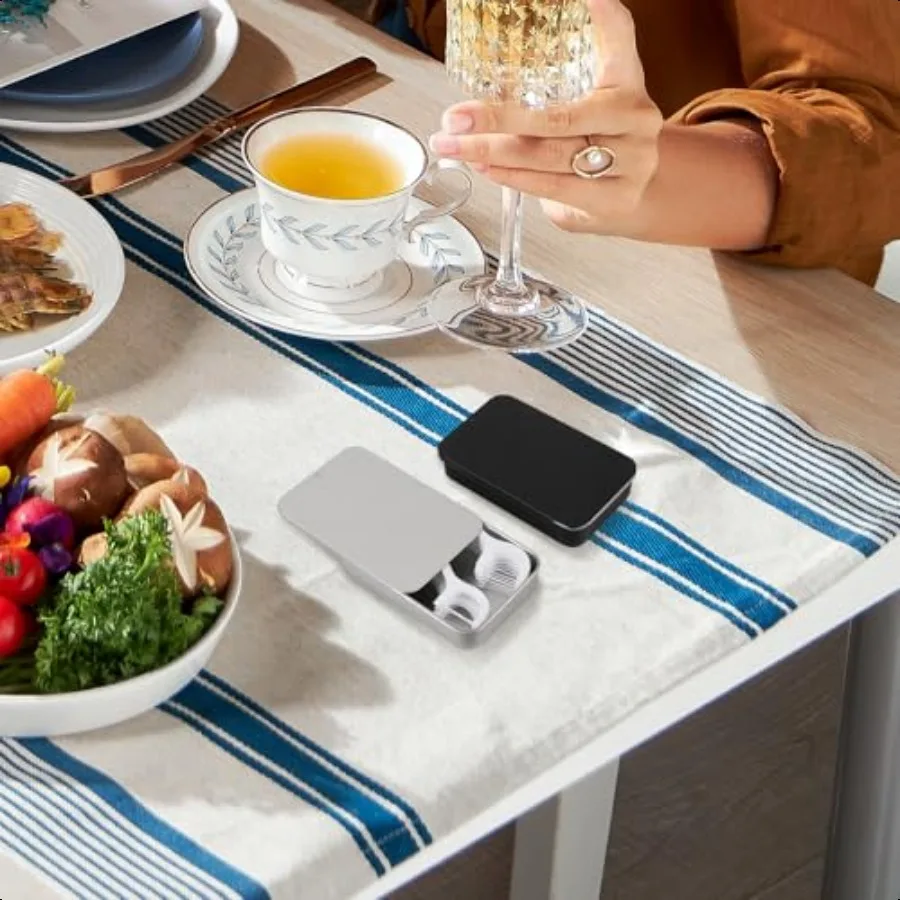 6 حزمة السفر أعواد قطنية Qtip حامل المحمولة الشعر التعادل المنظم مع غطاء Flosser موزع جهاز تنظيف الأسنان البلاستيك موزع الشعر Acc