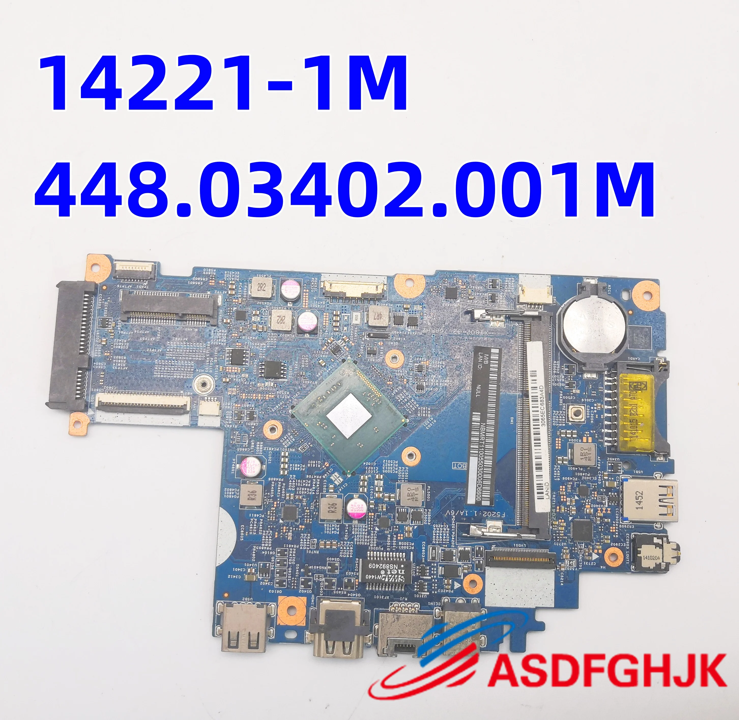 

NBMRT11005 FOR Acer Aspire ES1-311 LAPTOP motherboard WITH N2840 CPU 448.03404.001M 14221-1M EA30 BM MB TEST OK