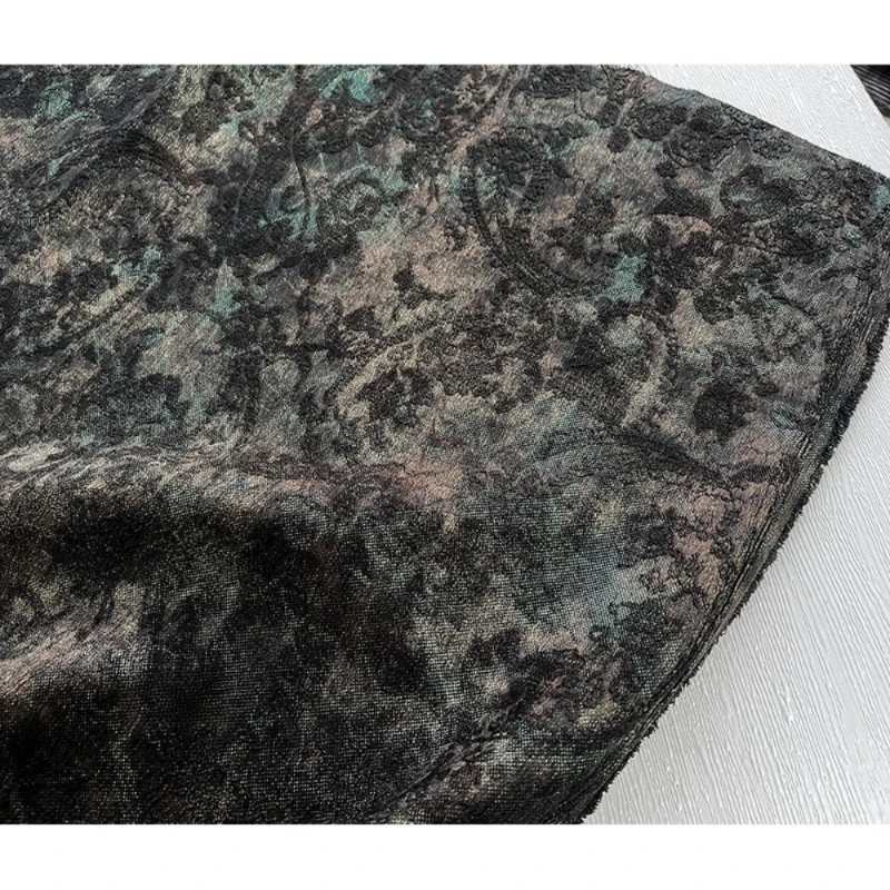 

Creative Distressed Jacquard Fabric for Outerwear Decoration Painting Fashion Clothing Design Fabrics By Meter Diy Sewing Cloth