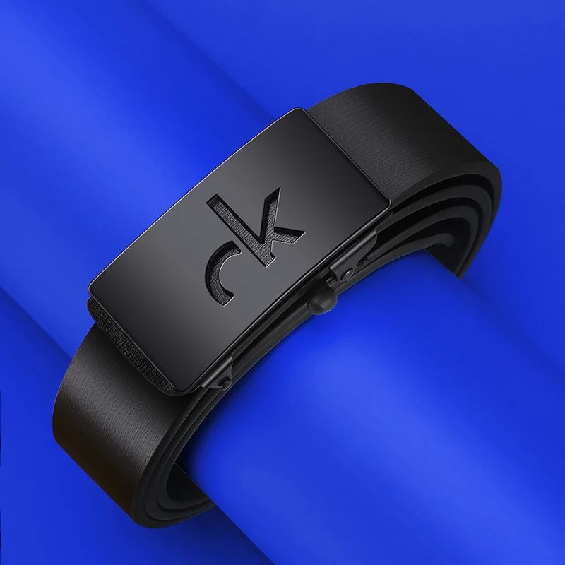 Retro Simple Men's Alloy Automatic Buckle Business Belt With Shorts Belt Accessories Fashion Men's Casual Belt, image 3