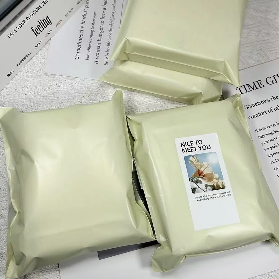 

10Pcs Shipping Envelope Bags Plastic Express Envelope Storage Bags Grey White Color Mailing Bags Self Adhesive Seal Courier Bag