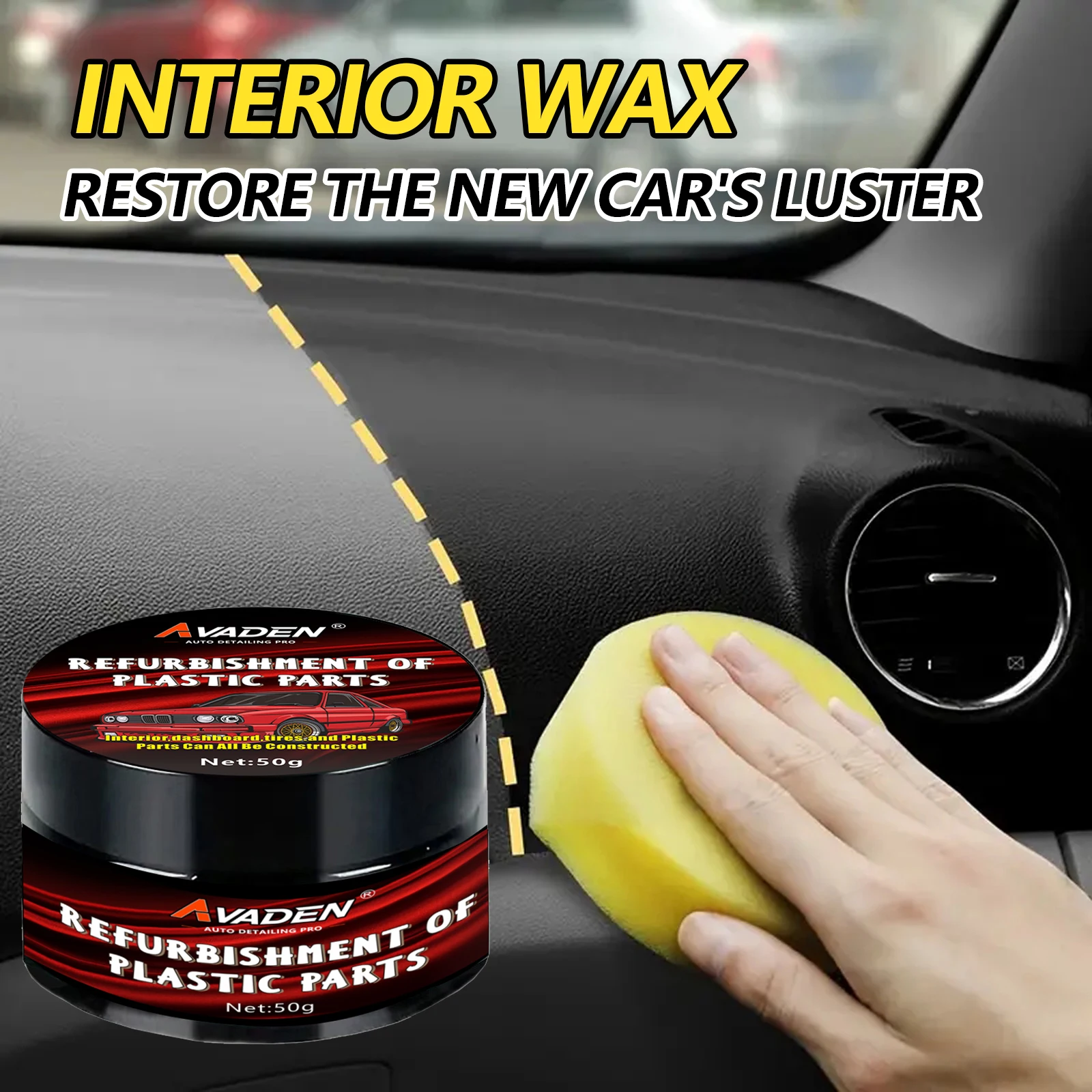 

Паста для ремонта пластика и резины — черный кристаллический лак для автомобильных царапин, блеска шин и обновления салона, антивозрастной и выцветания