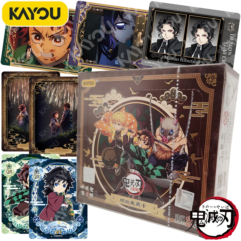 

Original KAYOU Demon Slayer Collection Card Passionate Adventure Anime Shinazugawa Sanemi Peripheral Children's Hobby Card Toy