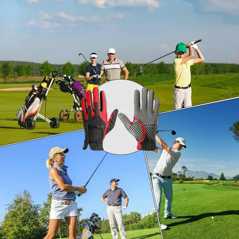 Golf Handschuhe Linke Hand Golf Chipping Korrektur Handschuhe Grip Trainer Reduzieren Golf Haken Ball Corrector Handschuhe Für Golf Training