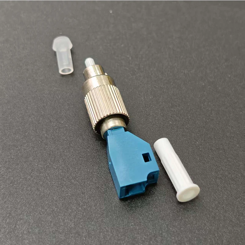 FC Male to LC Female Fiber Optical Power Meter Visual Fault Locator Coupler Single Mode Hybrid-Optic Fiber Convertor