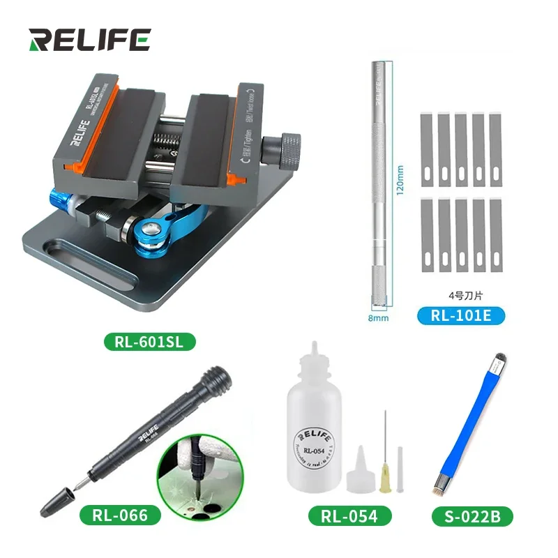 

RELIFE RL-601S 360° Rotating Universal Fixture High Temperature Resistance for Efficiently Remove The Back Cover Glass Holding