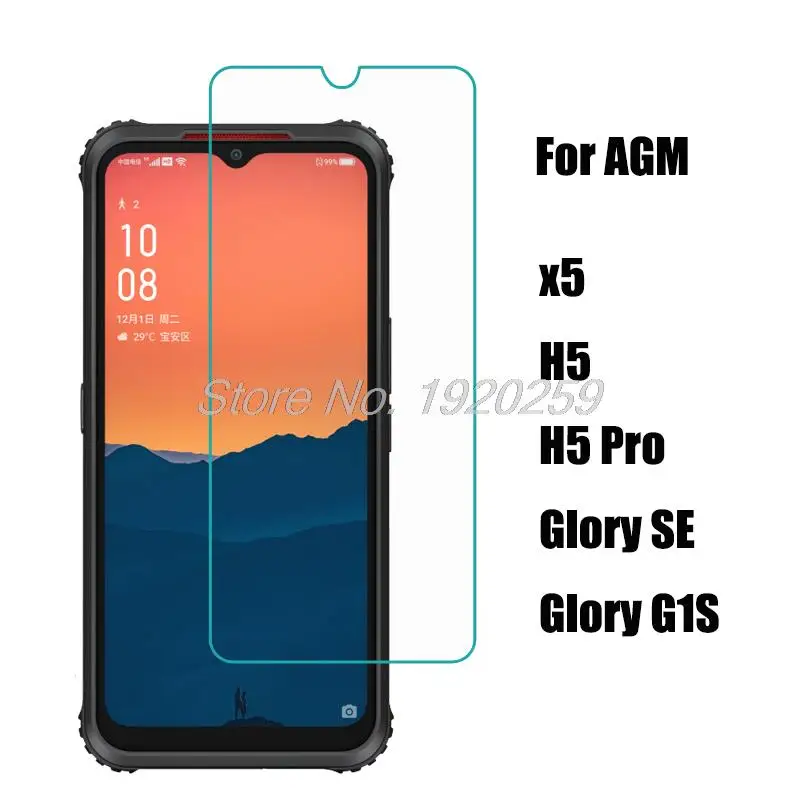 

For AGM X5 H5 Pro Smartphone Glass High Quality Protective Film Explosion-proof Screen Protector AGM Glory G1S SE Tempered Glass