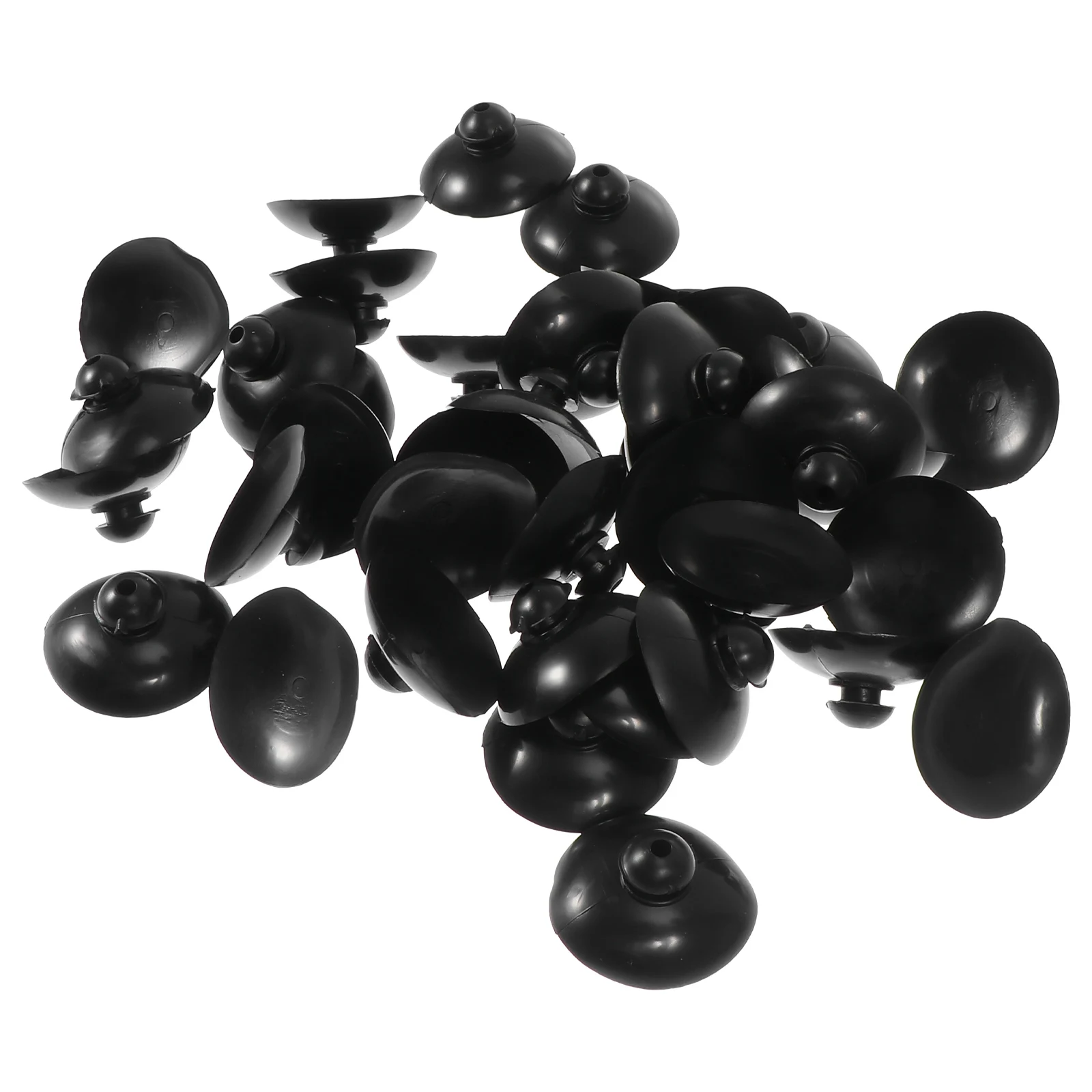 

100pcs Fish Tank Suction Cups Submersible Pump Accessories Oxygen Water Pipe Fixators Black Soft Rubber Replacement
