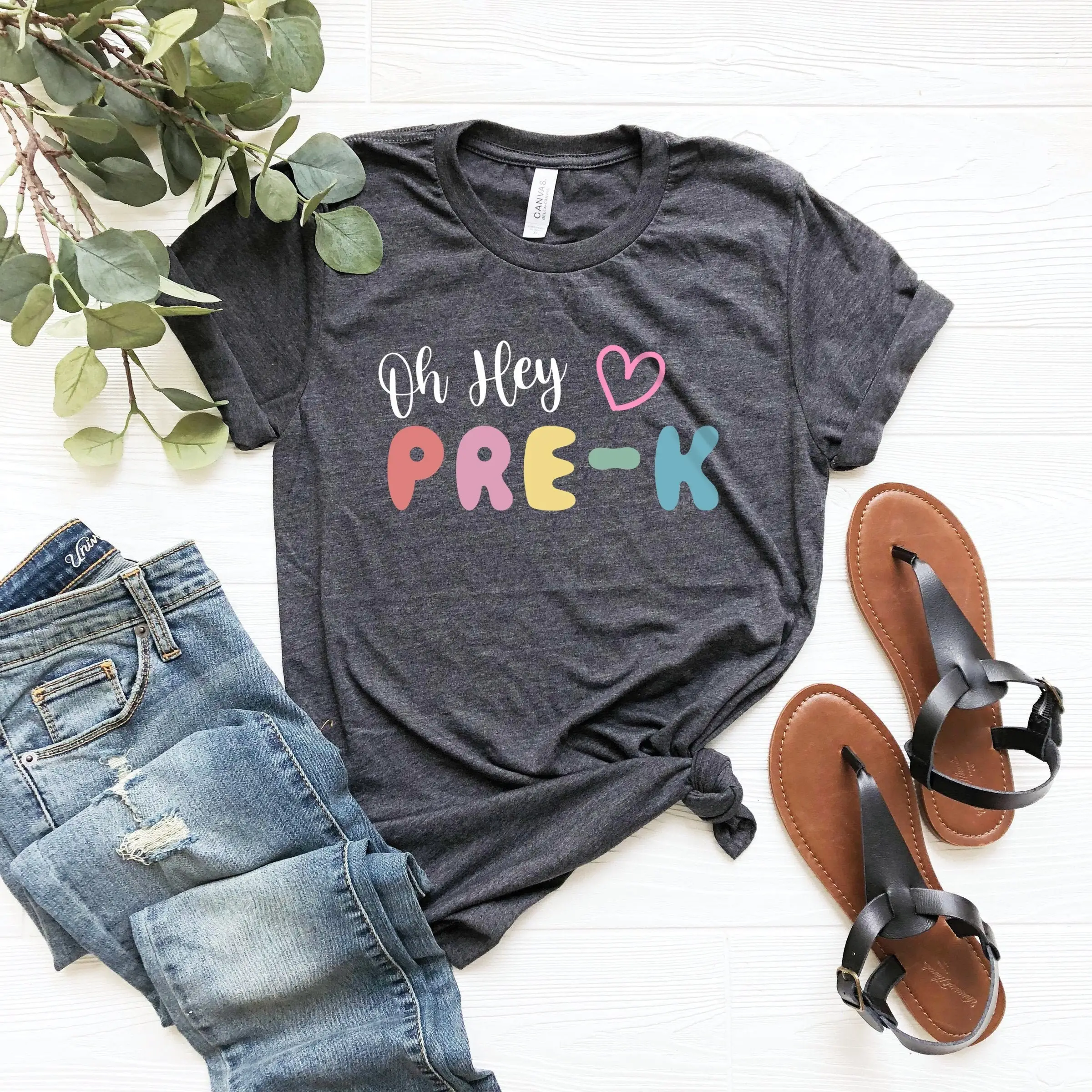 

Teaching shirt pre k teacher gift funny kindergarten prek oh hey