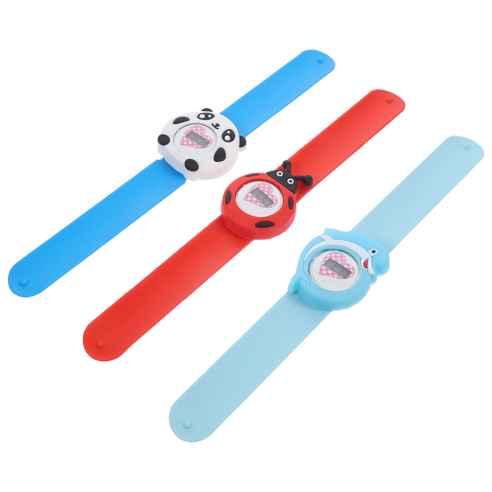 

3 Pcs Silicone Electronic Watch Boys Watches Kids Childrens Bracelet Wrist for Silica Gel Digital Student with Elastic Band