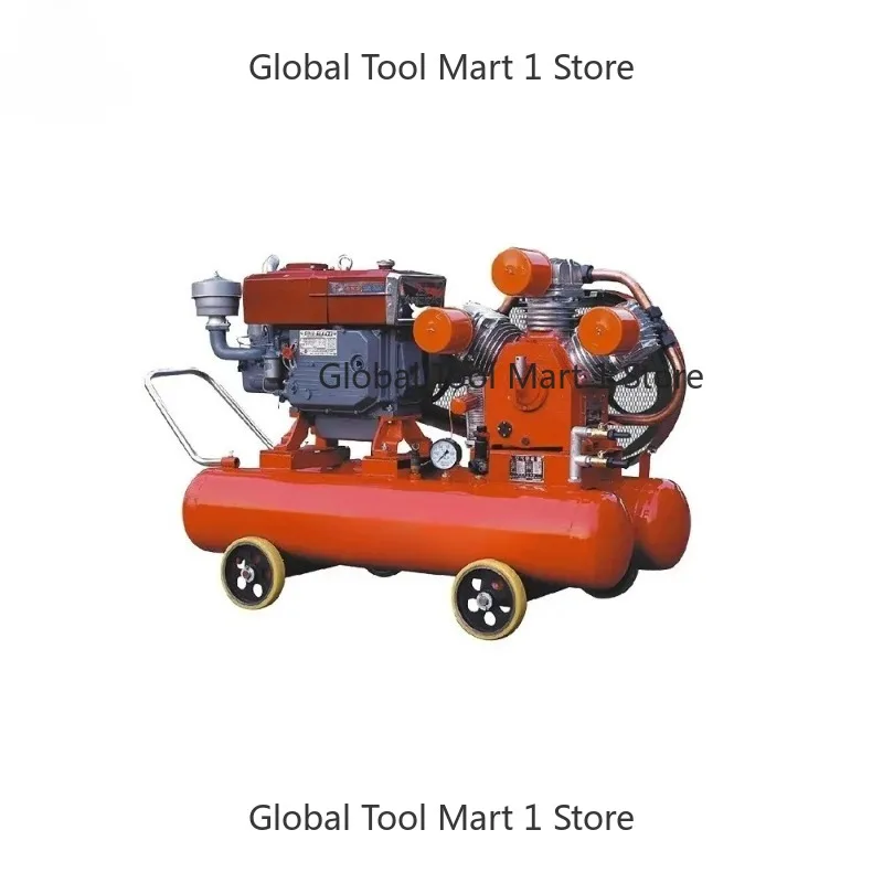 Por-ble D-iesel Air Compressor 2V-3.5/5 – 3.5m³/min Piston Type for Pneumatic Tools & Construction