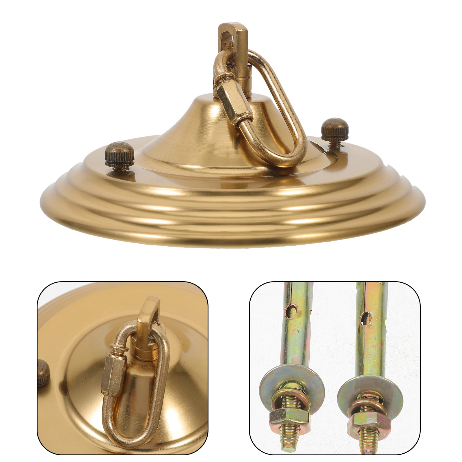 

Ceiling Lamp Holder 140 Layers Chrome Canopy Plate Pendant Light Fixtures Cover Mount Hardware For Chandelier Lighting Decor