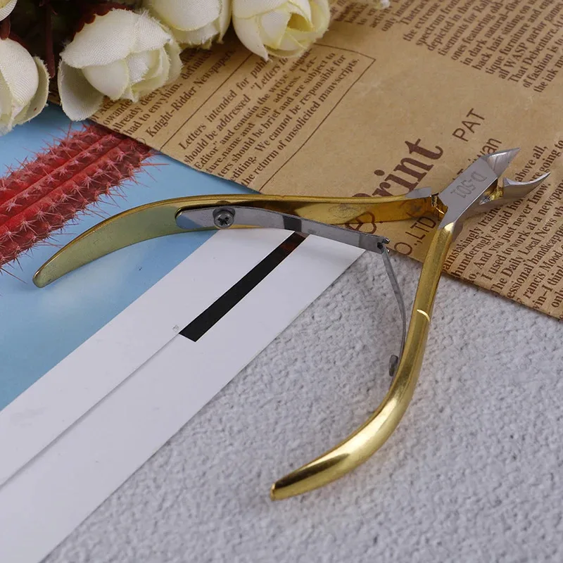 

1 шт., щипцы для кутикулы из нержавеющей стали, резак для омертвевшей кожи, машинка для стрижки ногтей, маникюрный инструмент