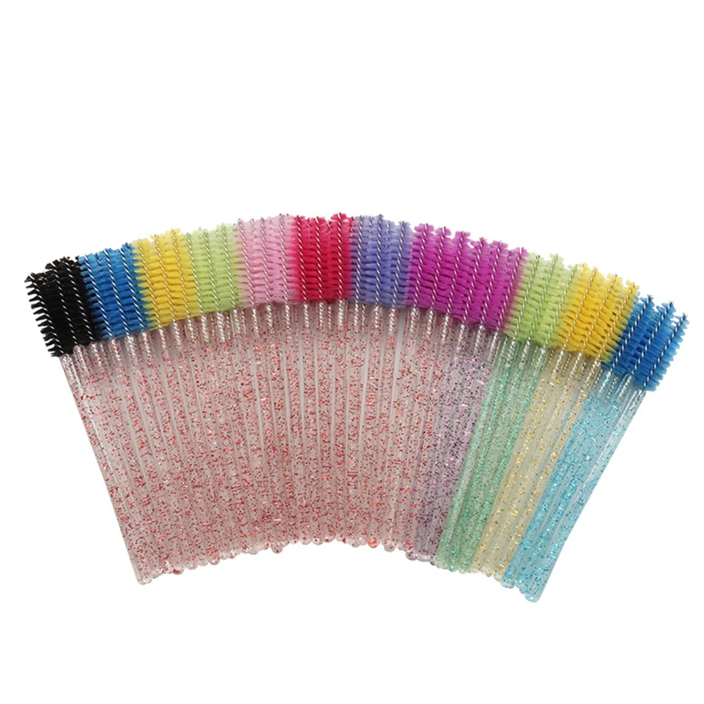 

100 Pcs Eyelash Disposable Eyelash Brush Brush False Lash Applicator Mascara Makeup Tool Eyebrow Comb Portable
