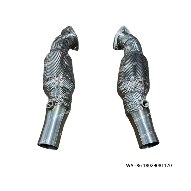 

Прямые поставки с завода: Изолированный даунпайп из нержавеющей стали для F430 2005+ и F430 Scuderia 6.3
