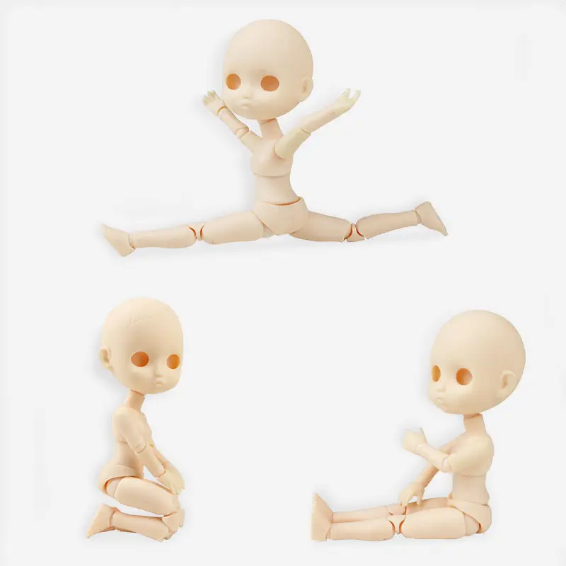 15cm Doll Accessories 40 Joints Movable Body Ob11 Doll Girls Play House Diy Practice Makeup Toys