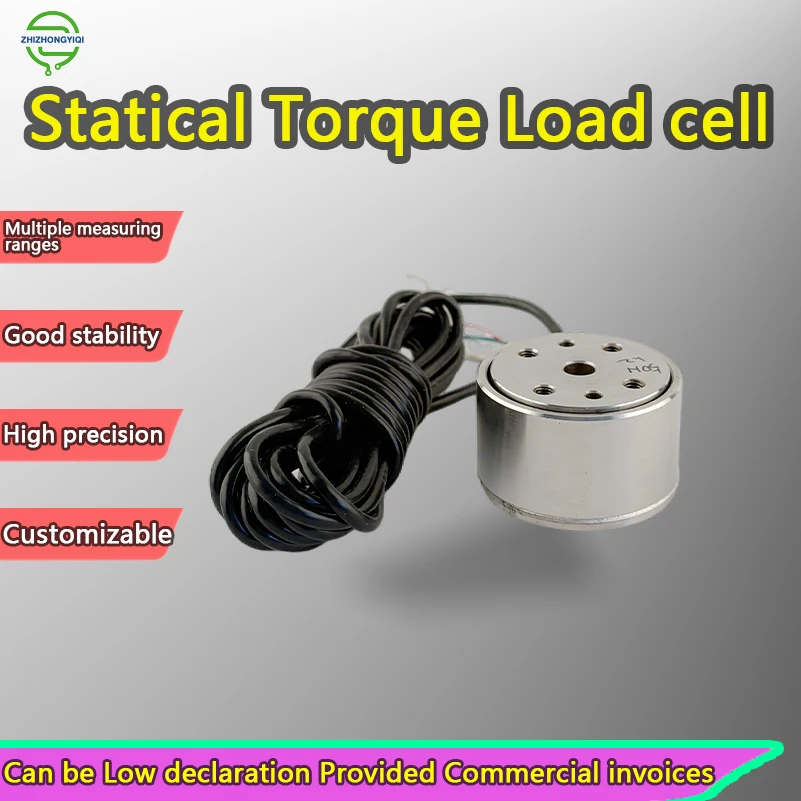 Mini Torque Sensor Reaction 0-100Nm High Precision Micro Stainless Steel Torque Load Cell for Industrial Force Measurement