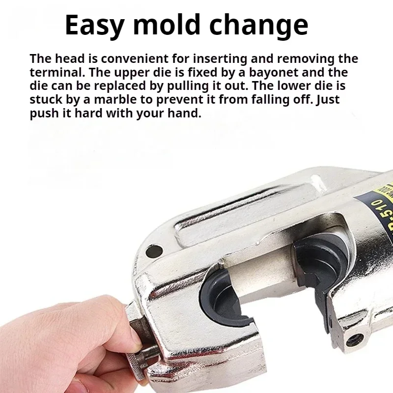 Hydraulic Pliers High-end Crimping Pliers EP-510 with Safety Valve Automatic Device //16-400mm