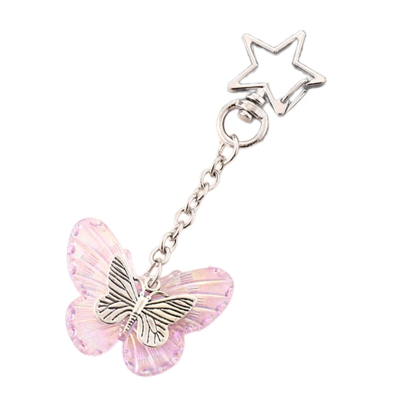 

Эстетические чары для ключей, бабочка, шарм, подвесной кулон сладкий сердце кланяет чары для брелок для женщин