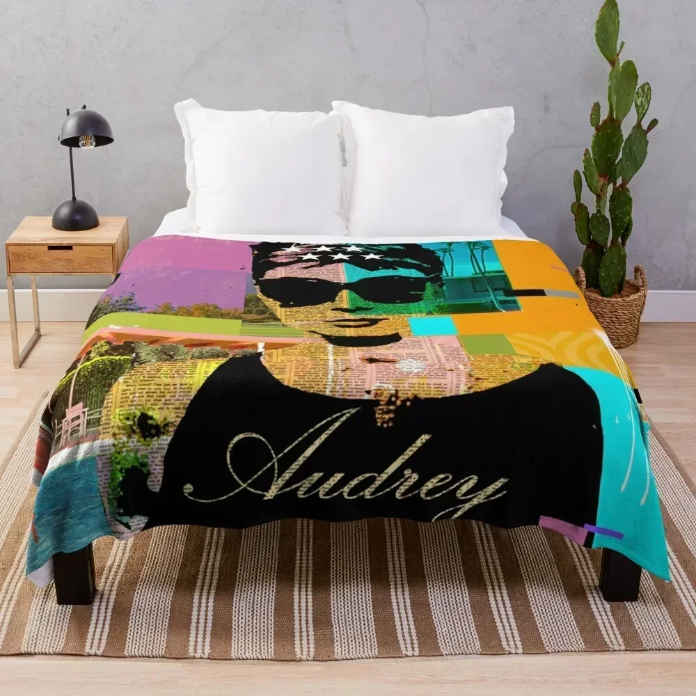 

Audrey Hepburn Script Throw Blanket All Weather Soft Throw Blanket for Sofa