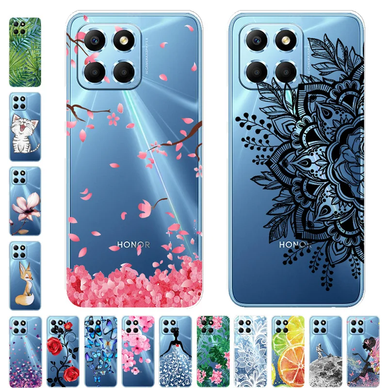 For Honor X8a X7a Case HonorX8a Clear Soft TPU silicon Cover For Huawei Honor X7a XA8 Phone Cases Honor X8 a CRT-LX1 Capa