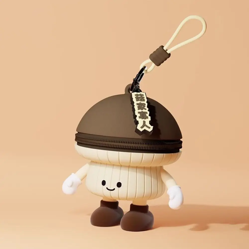 Borsa portaoggetti creativa in silicone Serie vegetale Portamonete Kawaii Mini borsa per auricolari per bambini