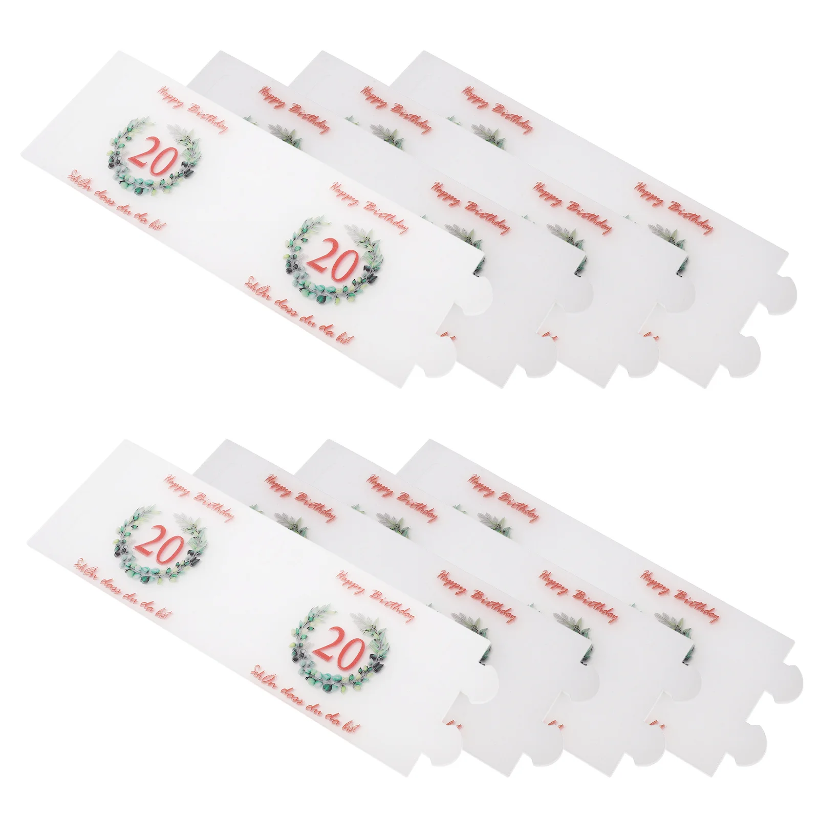 

8pcs Pvc Covers Windproof Plastic Shades Decorative Desktop Home Party Supplies Creative Flame Protectors For Tea