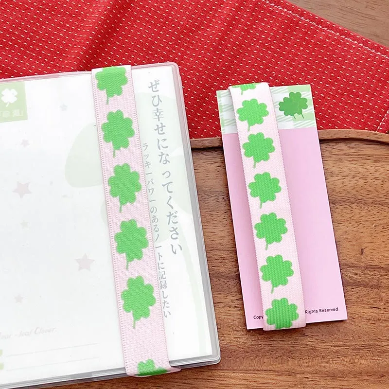 

Adjustable Notebook Straps Loose-leaf Notebook DIY Decoration Elastic Strap Cute Star Binder Strap for A7 M5 Planner Notebook