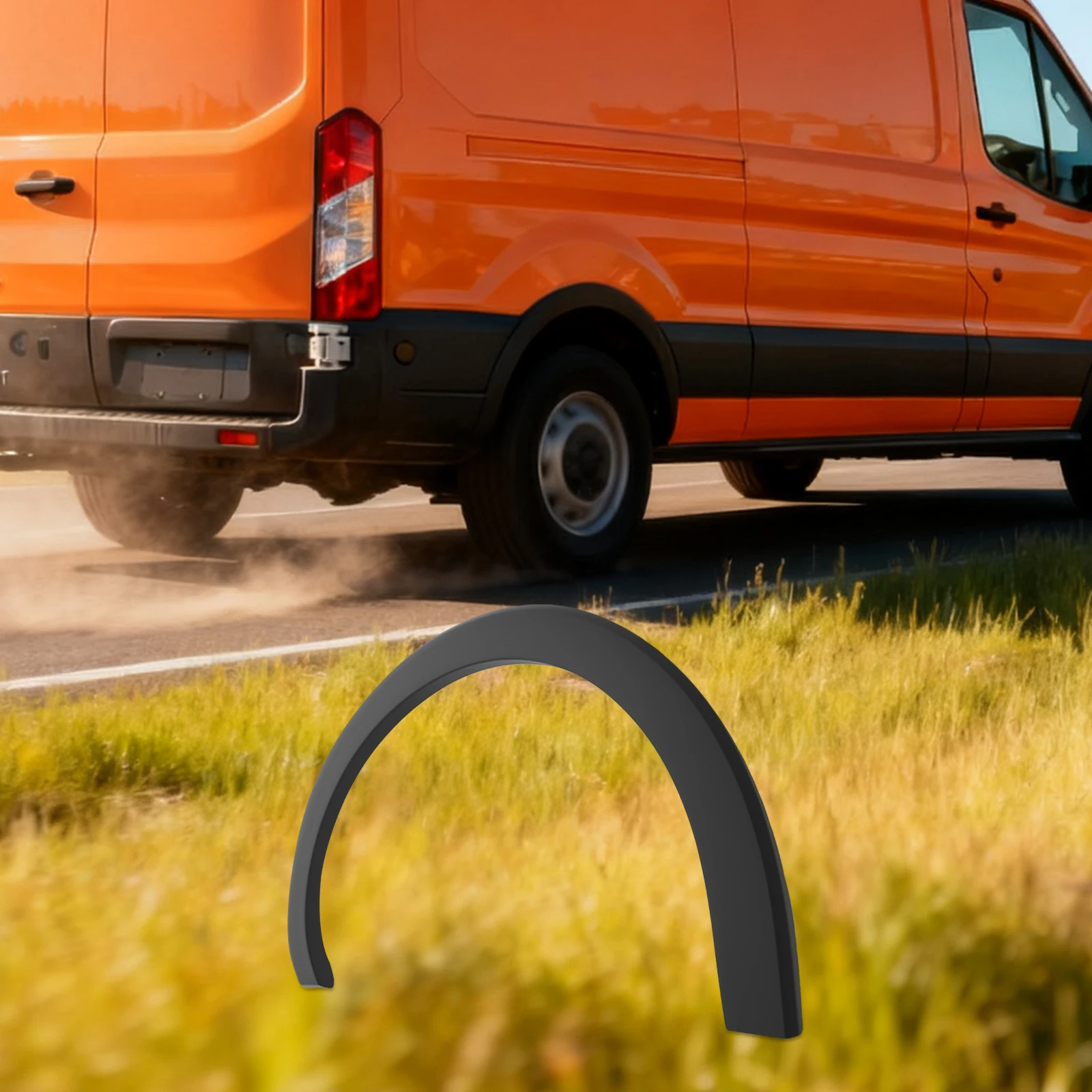 

Black PP Rear Right Fender Molding Rust Impact Resistant OE FO1791121 Perfect Fit Ford Transit 150 250 350 2015-2022