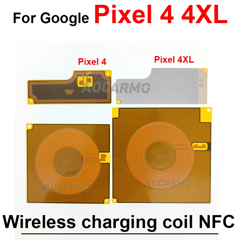 For Google Pixel 4 3 XL 4XL 5 6Pro 6 6A 7 Pro 7A 7Pro Wireless Charging Induction Coil NFC Module Replacement Parts