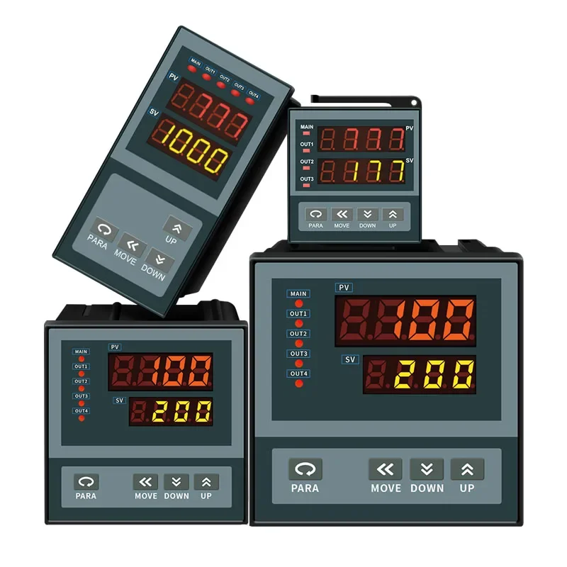 High Accuracy 0.2% Universal Input Digital Segment LED Display Process Indicator with Optional 4-20ma, RS485,Relay