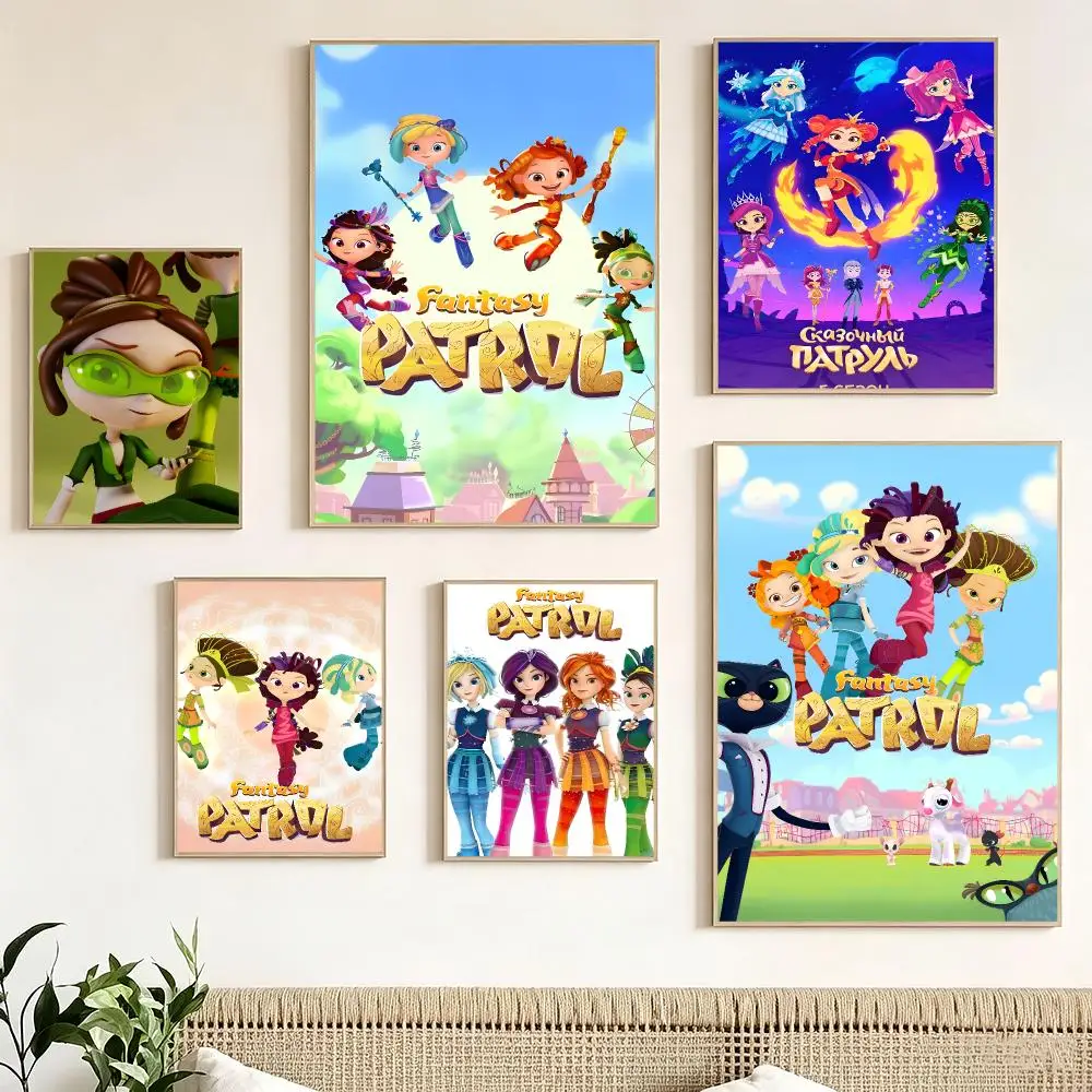 Japanese Anime F-Fantasy Patrol Poster Print Painting Home Decor for Bedroom Living Room Hallway