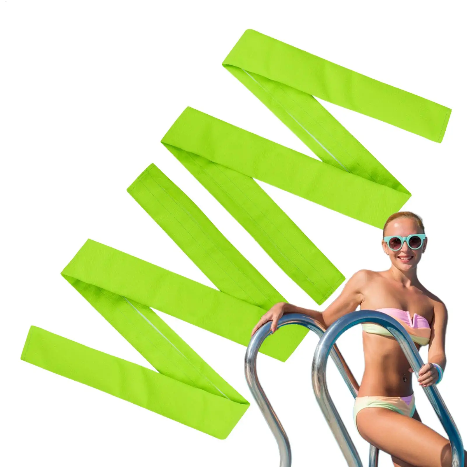 

2PCS Pool Railing Covers Thickened Nylon Cloth Swimming Pool Handrail Covers-Hand Grip Rail Slip Cover For Pool Ladder Handles