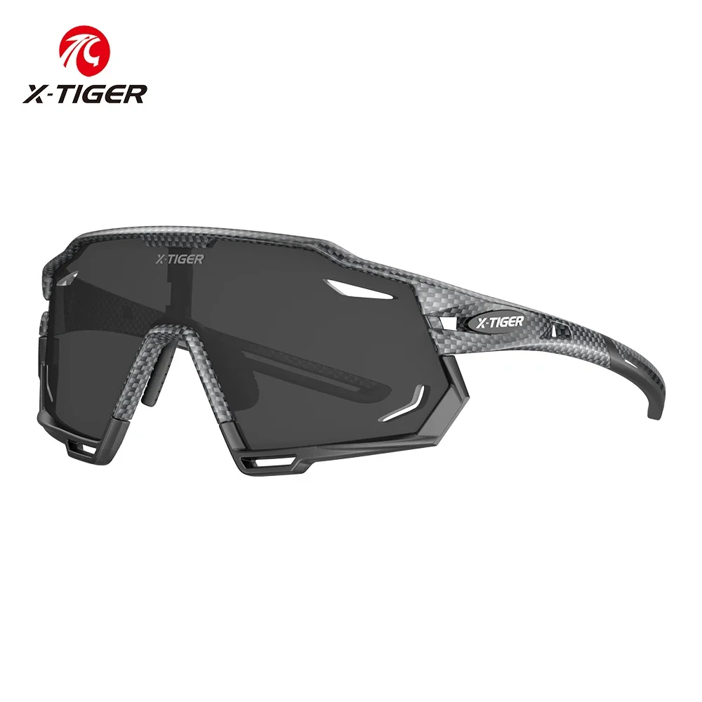 X-TIGER نظارات شمسية لركوب الدراجات للرجال والنساء نظارات الدراجة الجبلية والدراجات على الطرق TR90 نظارات رياضية خارجية لركوب الدراجات، نظارات المشي لمسافات طويلة #1