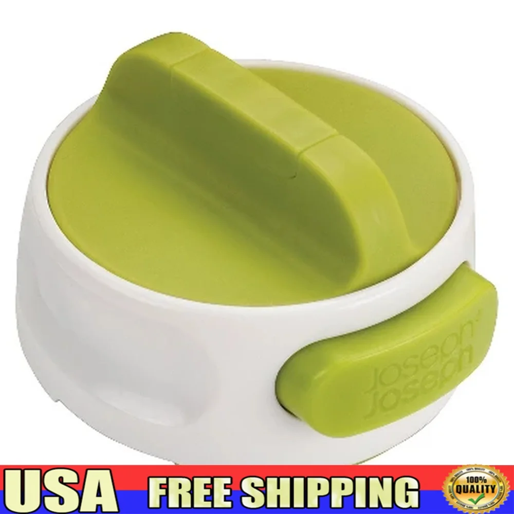 

Compact Manual Can Opener Stainless Steel Easy Twist Handle Pressure Mounted Lightweight Portable Kitchen Tool Left Right Handed