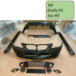 For BMW 5 series E60 upgrade M2C M5 M4 M6 MT Body kit Front Rear bumpe Engine hood side skirt tail throat fender ABS PP material